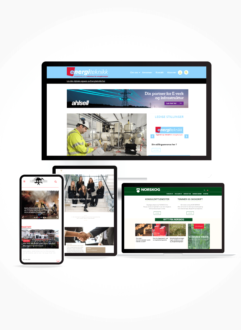 Lits of Responsive Website Design og utvikling for norske kunder @ Scribber.no