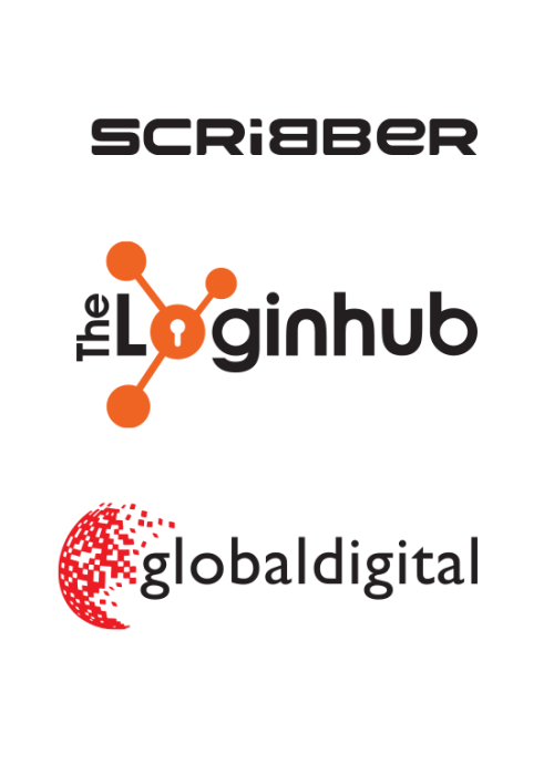 Lister over merkevareidentiteter utviklet fra innledende til avsluttende fase av scribber.no Logo , merkevarebygging, design